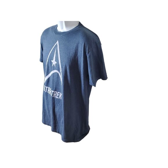 Star Trek T-Shirt Large Blue Cotton/Polyester Blend - Picture 8 of 8